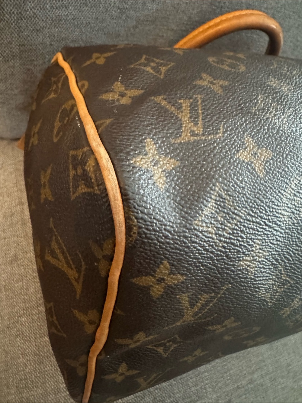 Louis Vuitton Speedy 30 Monogram Canvas Handbag SD4007 w/ Lock & Key - Picture 8 of 16